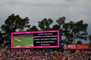 A safety message was displayed for a lightning threat, South Africa vs West Indies, 3rd T20I, Johannesburg, January 31, 2026