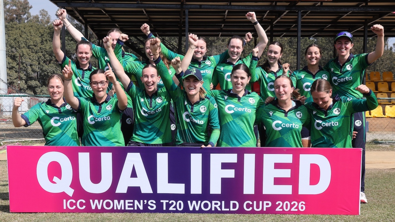 Ireland thump Thailand to qualify for 2026 women’s T20 World Cup