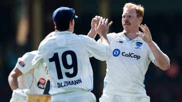 Hatcher leads New South Wales fightback after McAndrew, Doggett share seven