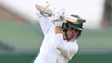 Kuhnemann hits maiden fifty to give Tasmania control after fire alarm stops play