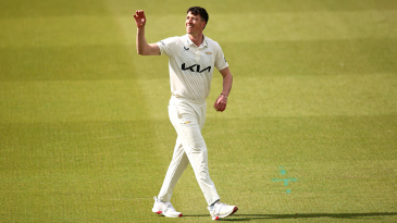 Fisher finishes with four as rain limits Surrey reply