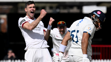 Anderson up-ends Derbyshire as Lancashire defend 138 in thriller