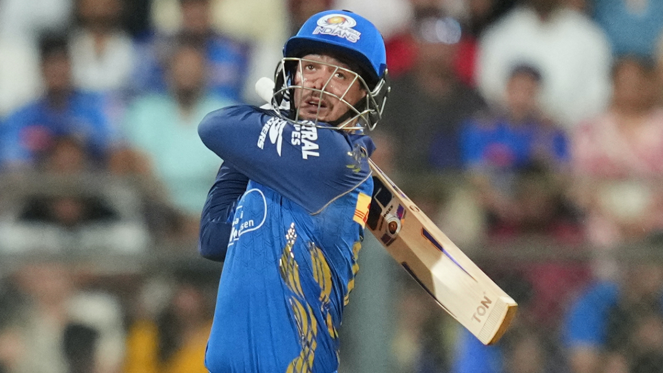 Has de Kock overtaken Rickelton as MI’s first pick for overseas opener?