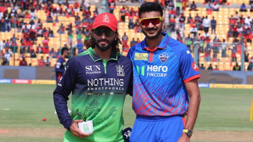 DC bowl first against RCB in Bengaluru