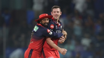 Hazlewood and Bhuvneshwar lead rout of Delhi Capitals