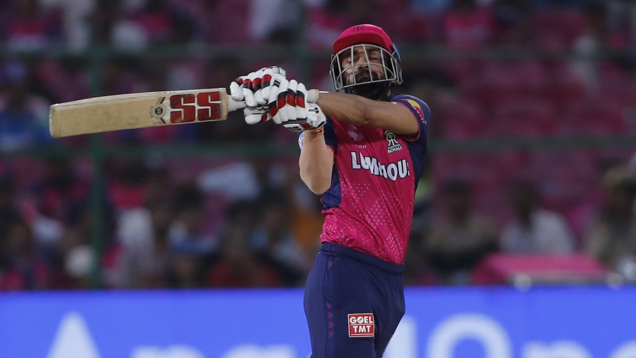 Shubham Dubey comes good in ‘very difficult role’ for RR