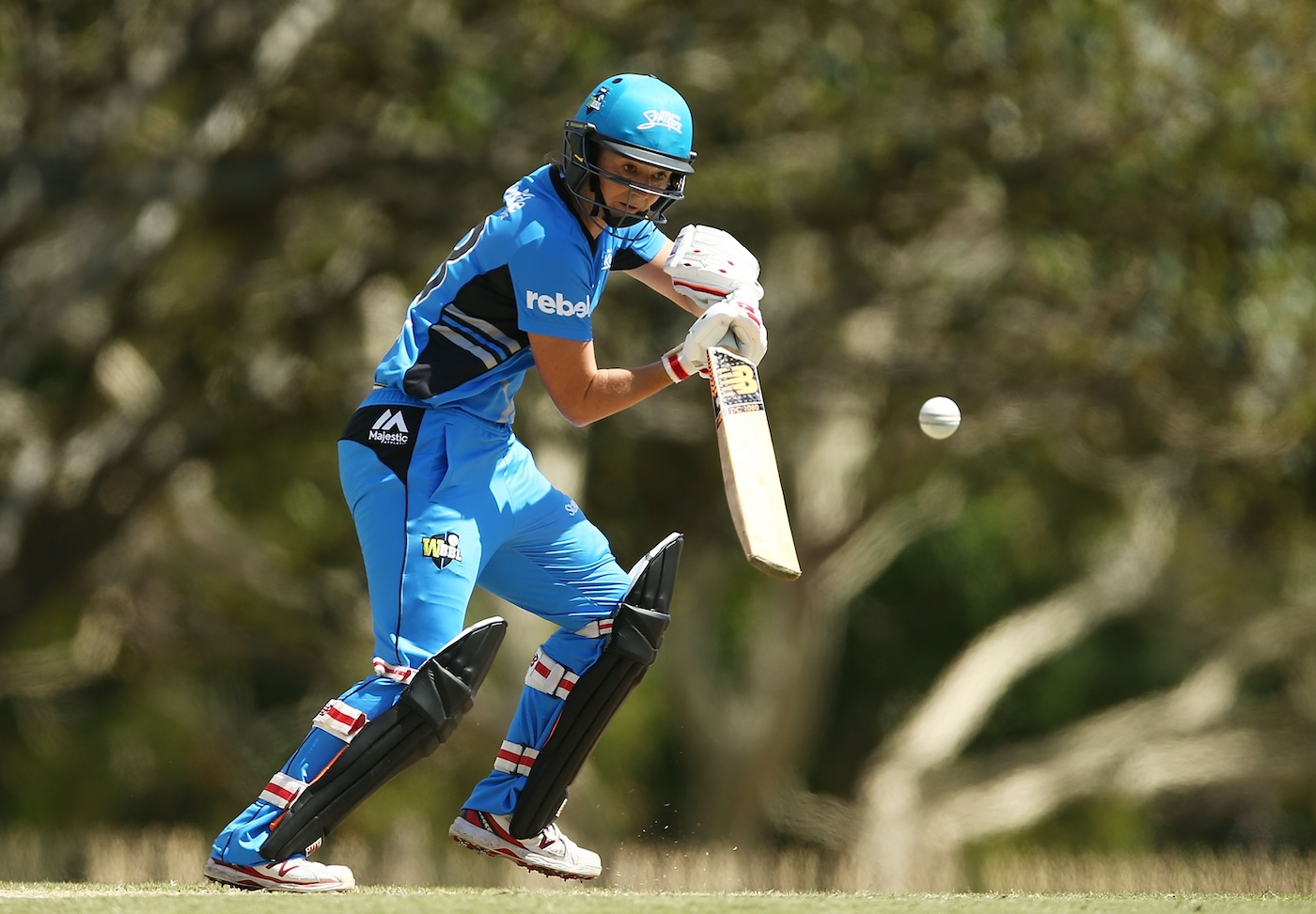 Edwards bats for Adelaide Strikers in the 2016-17 WBBL. She went on to coach Sydney Sixers after hanging up her playing boots