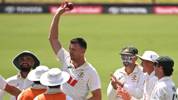Hazlewood becomes ninth Australian to take 300 Test wickets