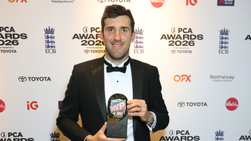 Craig Overton, Sophie Luff land top honours at PCA Awards