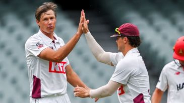 Gannon's five puts Queensland in charge despite McSweeney, Lehmann fifties