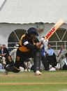 Sachin Tendulkar sweeps during his 155, Cambridge University v Lashings World XI, Fenner's, June 21, 2006