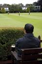 A fan enjoys watching West Indies take on Netherlands, Netherlands v West Indies, Quadrangular Series, Clontarf, July 10, 2007